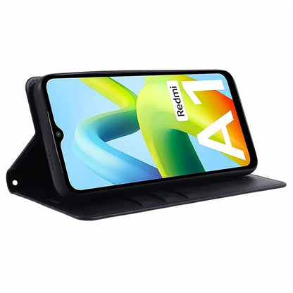 HANMAN Minuo Series For Xiaomi Redmi A1 4G / A2 4G Case Leather Cover with Wallet Stand