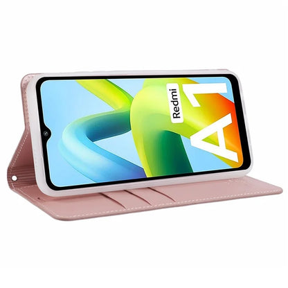 HANMAN Minuo Series For Xiaomi Redmi A1 4G / A2 4G Case Leather Cover with Wallet Stand