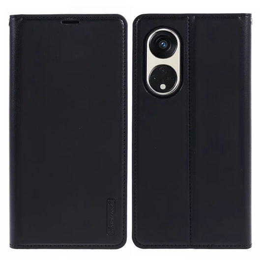 HANMAN Minuo Series For Oppo Reno8 T 5G / A1 Pro 5G Leather Case Wallet Phone Cover