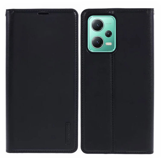 HANMAN Minuo Series For Xiaomi Redmi Note 12 5G (China) / (India) / (Global) / Poco X5 5G Case Wallet Phone Leather Cover