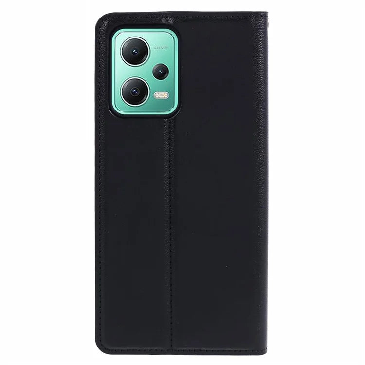 HANMAN Minuo Series For Xiaomi Redmi Note 12 5G (China) / (India) / (Global) / Poco X5 5G Case Wallet Phone Leather Cover