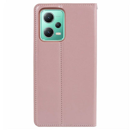 HANMAN Minuo Series For Xiaomi Redmi Note 12 5G (China) / (India) / (Global) / Poco X5 5G Case Wallet Phone Leather Cover