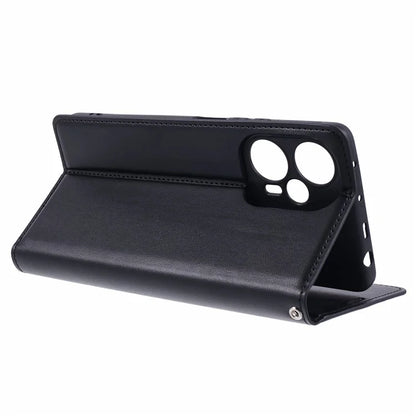 HANMAN Minuo Series For Xiaomi Redmi Note 12 Turbo / Poco F5 5G Case Leather Wallet Phone Cover