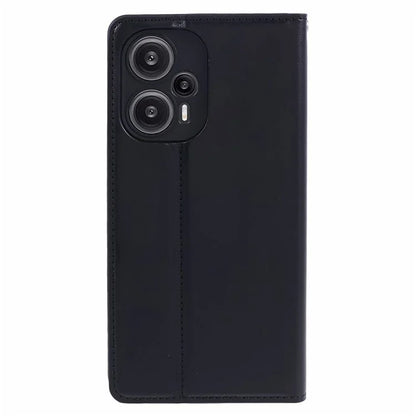 HANMAN Minuo Series For Xiaomi Redmi Note 12 Turbo / Poco F5 5G Case Leather Wallet Phone Cover