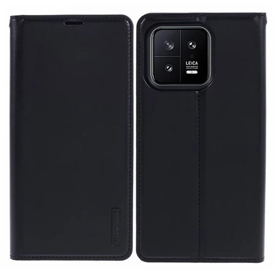 HANMAN Minuo Series For Xiaomi 13 Case PU Leather Folio Phone Cover