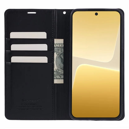HANMAN Minuo Series For Xiaomi 13 Case PU Leather Folio Phone Cover