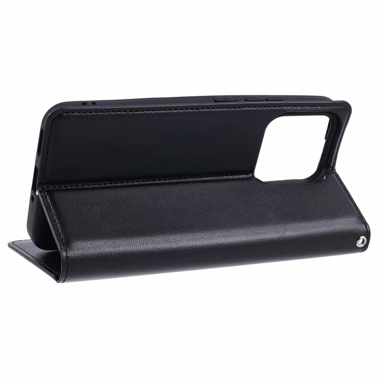 HANMAN Minuo Series For Xiaomi 13 Case PU Leather Folio Phone Cover