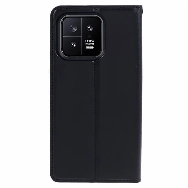 HANMAN Minuo Series For Xiaomi 13 Case PU Leather Folio Phone Cover