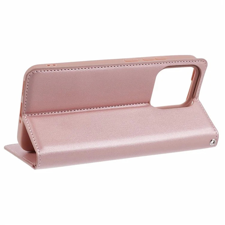 HANMAN Minuo Series For Xiaomi 13 Case PU Leather Folio Phone Cover