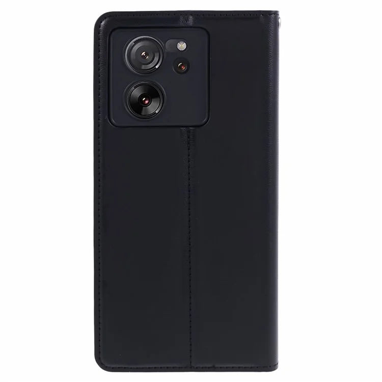HANMAN Minuo Series For Xiaomi 13T / 13T Pro / Redmi K60 Ultra Case PU Leather Stand Magnetic Clasp Phone Cover