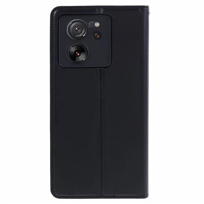 HANMAN Minuo Series For Xiaomi 13T / 13T Pro / Redmi K60 Ultra Case PU Leather Stand Magnetic Clasp Phone Cover
