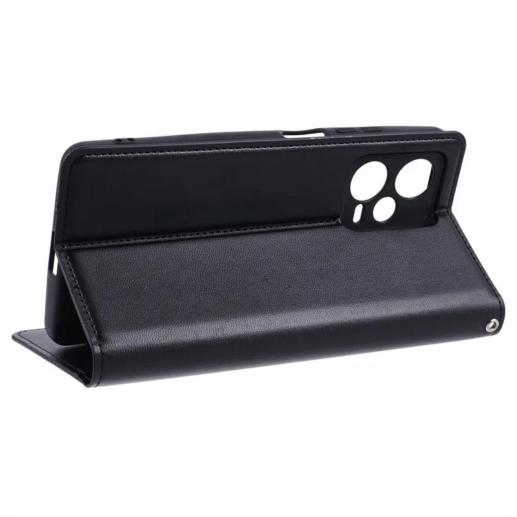 HANMAN Minuo Series For Xiaomi Redmi Note 12 Pro+ 5G Case PU Leather Wallet Phone Cover