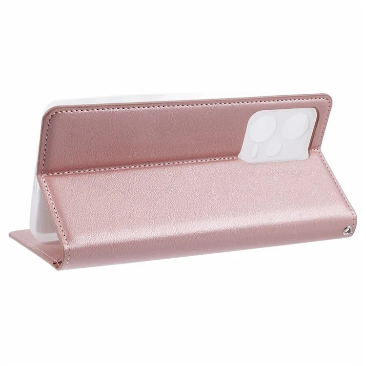 HANMAN Minuo Series For Xiaomi Redmi Note 12 Pro+ 5G Case PU Leather Wallet Phone Cover