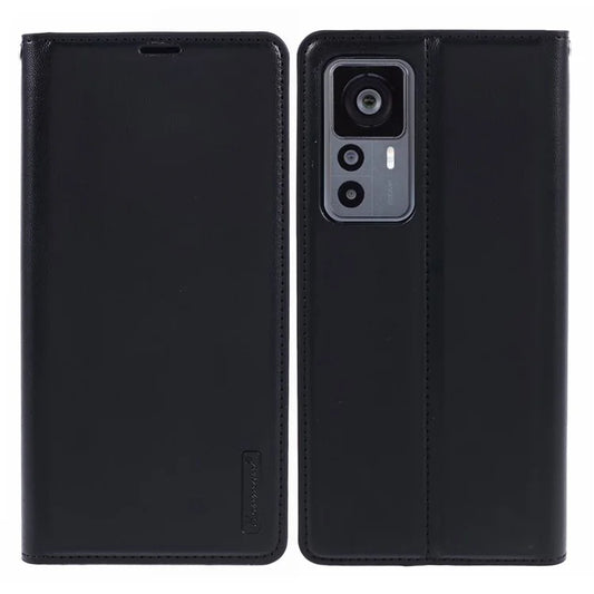 HANMAN Minuo Series For Xiaomi 12T Pro 5G / 12T 5G / Redmi K50 Ultra Case Wallet Leather Stand Phone Shell