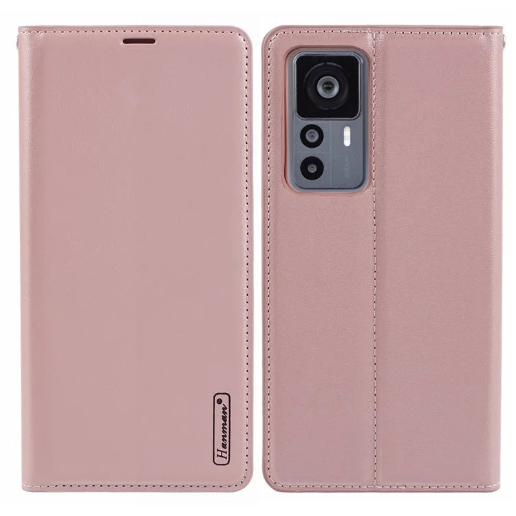 HANMAN Minuo Series For Xiaomi 12T Pro 5G / 12T 5G / Redmi K50 Ultra Case Wallet Leather Stand Phone Shell