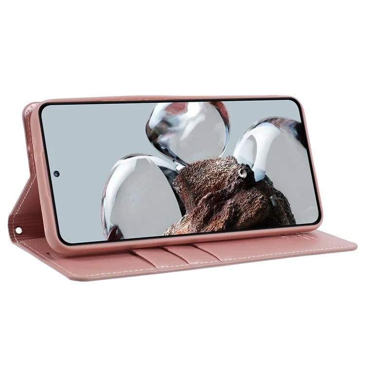 HANMAN Minuo Series For Xiaomi 12T Pro 5G / 12T 5G / Redmi K50 Ultra Case Wallet Leather Stand Phone Shell