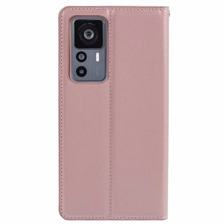 HANMAN Minuo Series For Xiaomi 12T Pro 5G / 12T 5G / Redmi K50 Ultra Case Wallet Leather Stand Phone Shell