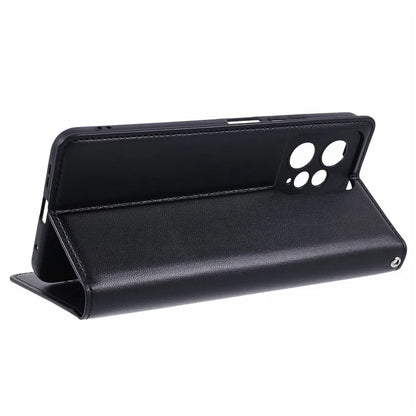 HANMAN Minuo Series For Xiaomi Redmi Note 12 4G Case PU Leather Flip Protective Cover
