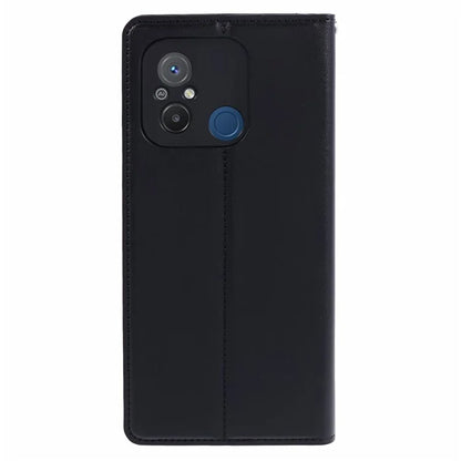 HANMAN Minuo Series For Xiaomi Redmi 12C 4G / 11A 4G / Poco C55 4G Case PU Leather Magnetic Closure Phone Cover