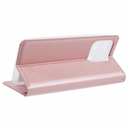 HANMAN Minuo Series For Xiaomi Redmi 12C 4G / 11A 4G / Poco C55 4G Case PU Leather Magnetic Closure Phone Cover