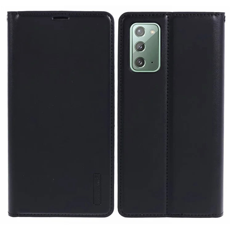 HANMAN Minuo Series For Samsung Galaxy Note20 / Note20 5G Case PU Leather Phone Cover