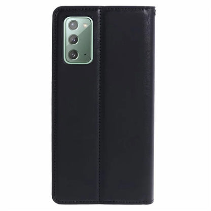 HANMAN Minuo Series For Samsung Galaxy Note20 / Note20 5G Case PU Leather Phone Cover
