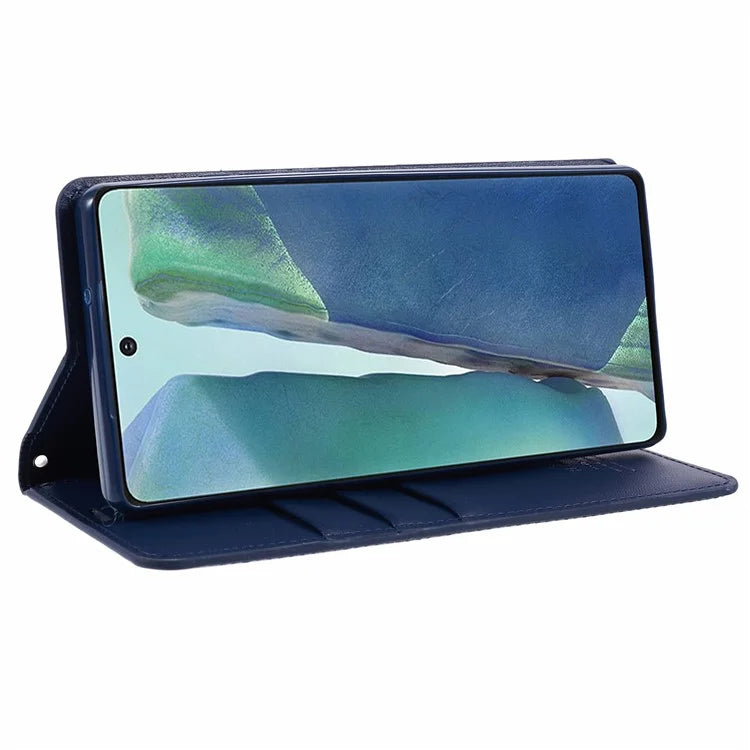 HANMAN Minuo Series For Samsung Galaxy Note20 / Note20 5G Case PU Leather Phone Cover