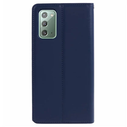 HANMAN Minuo Series For Samsung Galaxy Note20 / Note20 5G Case PU Leather Phone Cover
