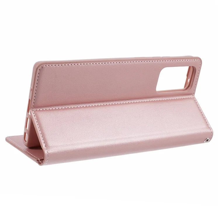 HANMAN Minuo Series For Samsung Galaxy Note20 / Note20 5G Case PU Leather Phone Cover
