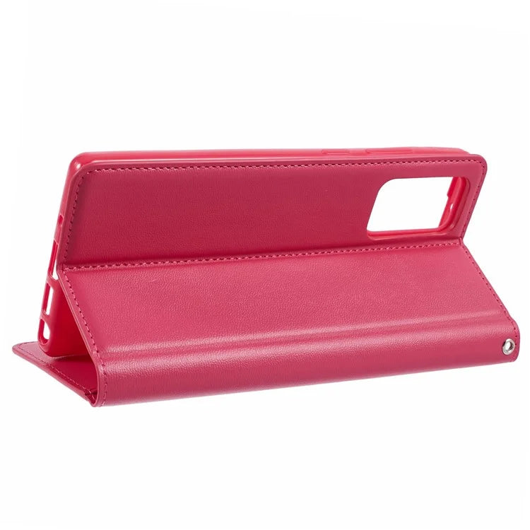 HANMAN Minuo Series For Samsung Galaxy Note20 / Note20 5G Case PU Leather Phone Cover