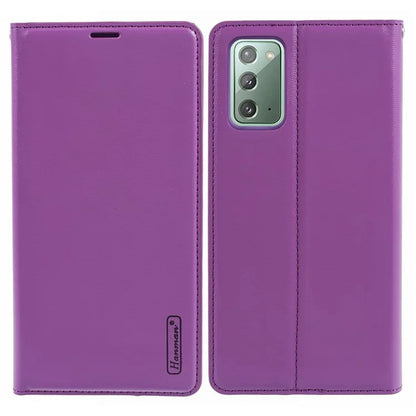 HANMAN Minuo Series For Samsung Galaxy Note20 / Note20 5G Case PU Leather Phone Cover