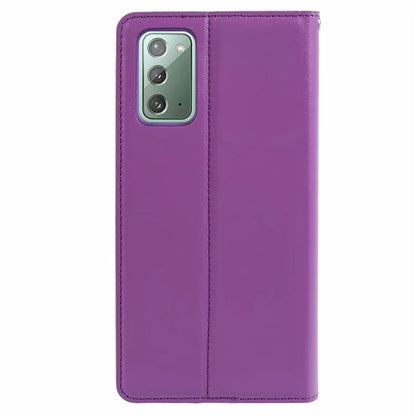 HANMAN Minuo Series For Samsung Galaxy Note20 / Note20 5G Case PU Leather Phone Cover