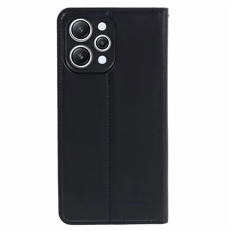 HANMAN Minuo Series For Xiaomi Redmi 12 4G / 5G (Global) / Redmi Note 12R 5G / Poco M6 Pro 5G Case Wallet Phone Stand Cover