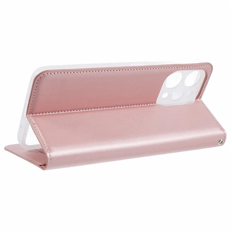 HANMAN Minuo Series For Xiaomi Redmi 12 4G / 5G (Global) / Redmi Note 12R 5G / Poco M6 Pro 5G Case Wallet Phone Stand Cover