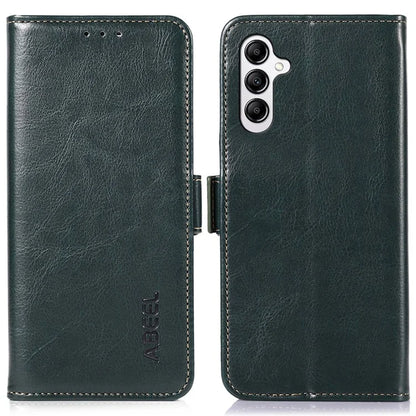 ABEEL For Samsung Galaxy S24+ Case PU Leather Phone Cover Shell Crazy Horse Texture Wallet