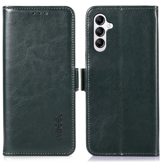 ABEEL For Samsung Galaxy S24+ Case PU Leather Phone Cover Shell Crazy Horse Texture Wallet