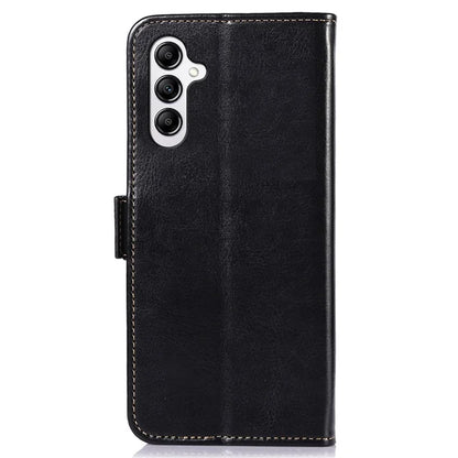 ABEEL For Samsung Galaxy S24+ Case PU Leather Phone Cover Shell Crazy Horse Texture Wallet