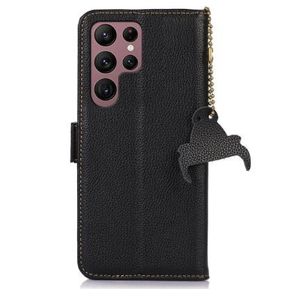 For Samsung Galaxy S24 Ultra Case RFID Blocking Wallet Stand Cell Phone Cover