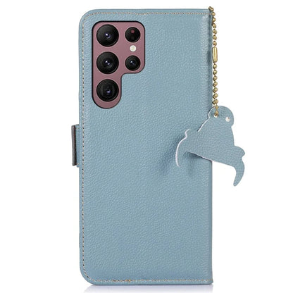 For Samsung Galaxy S24 Ultra Case RFID Blocking Wallet Stand Cell Phone Cover
