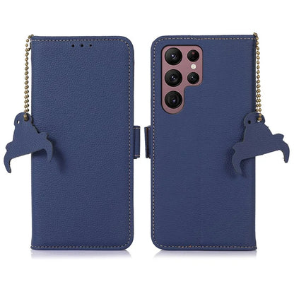 For Samsung Galaxy S24 Ultra Case RFID Blocking Wallet Stand Cell Phone Cover