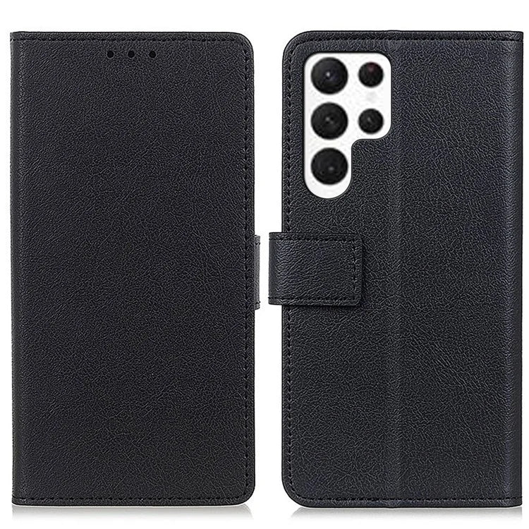 For Samsung Galaxy S24 Ultra Case PU Leather Phone Cover with Wallet Stand Function