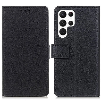 For Samsung Galaxy S24 Ultra Case PU Leather Phone Cover with Wallet Stand Function
