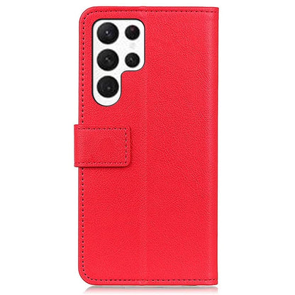 For Samsung Galaxy S24 Ultra Case PU Leather Phone Cover with Wallet Stand Function