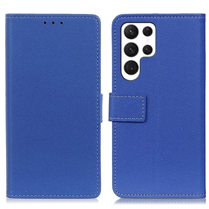 For Samsung Galaxy S24 Ultra Case PU Leather Phone Cover with Wallet Stand Function