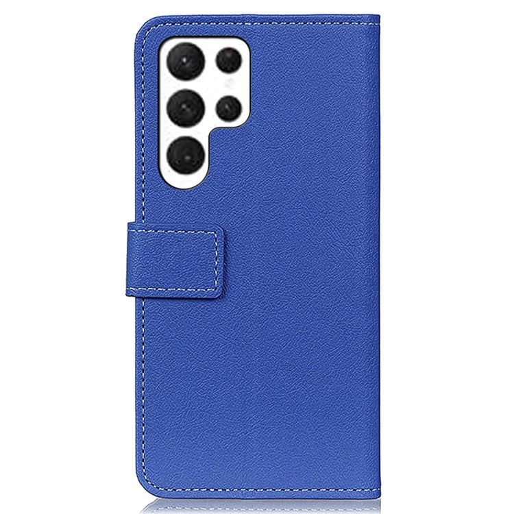For Samsung Galaxy S24 Ultra Case PU Leather Phone Cover with Wallet Stand Function