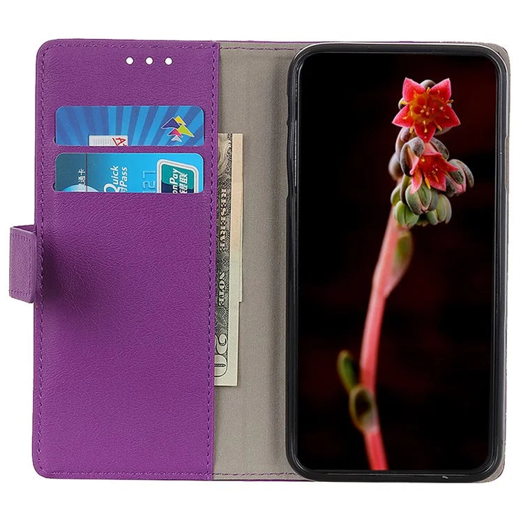 For Samsung Galaxy S24 Ultra Case PU Leather Phone Cover with Wallet Stand Function