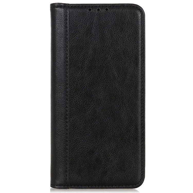 For Samsung Galaxy S24 Case Anti-Scratch Litchi Texture Wallet Stand Phone Shell Split Leather Cover