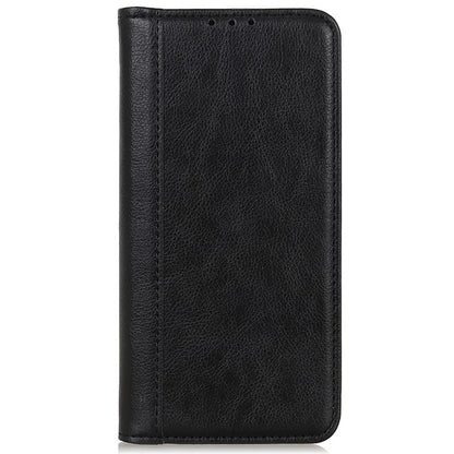 For Samsung Galaxy S24 Case Anti-Scratch Litchi Texture Wallet Stand Phone Shell Split Leather Cover