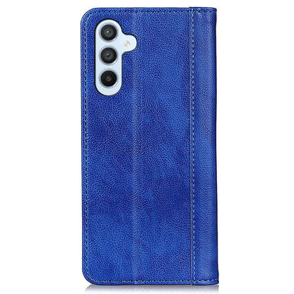 For Samsung Galaxy S24 Case Anti-Scratch Litchi Texture Wallet Stand Phone Shell Split Leather Cover