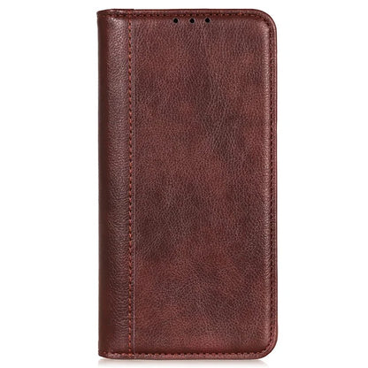 For Samsung Galaxy S24 Case Anti-Scratch Litchi Texture Wallet Stand Phone Shell Split Leather Cover